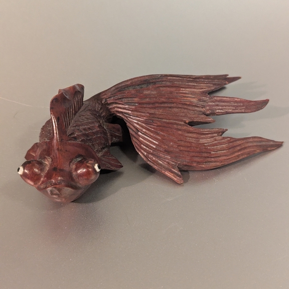 🐠 Vintage Rosewood KOI - Picture 3 of 8